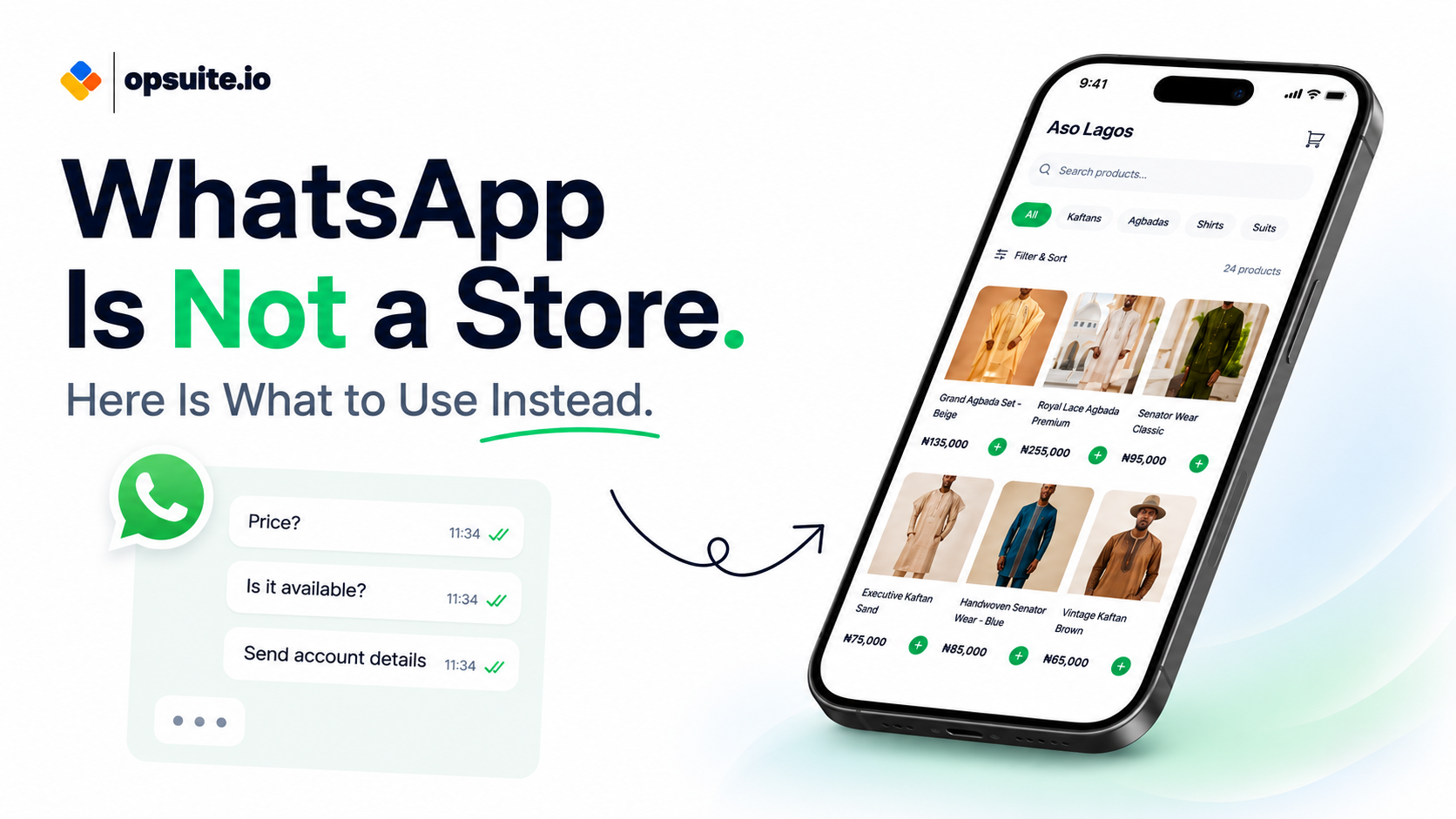 WhatsApp Is Not a Store. Here Is What to Use Instead.